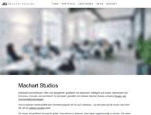 Tablet Screenshot of machart-studios.de